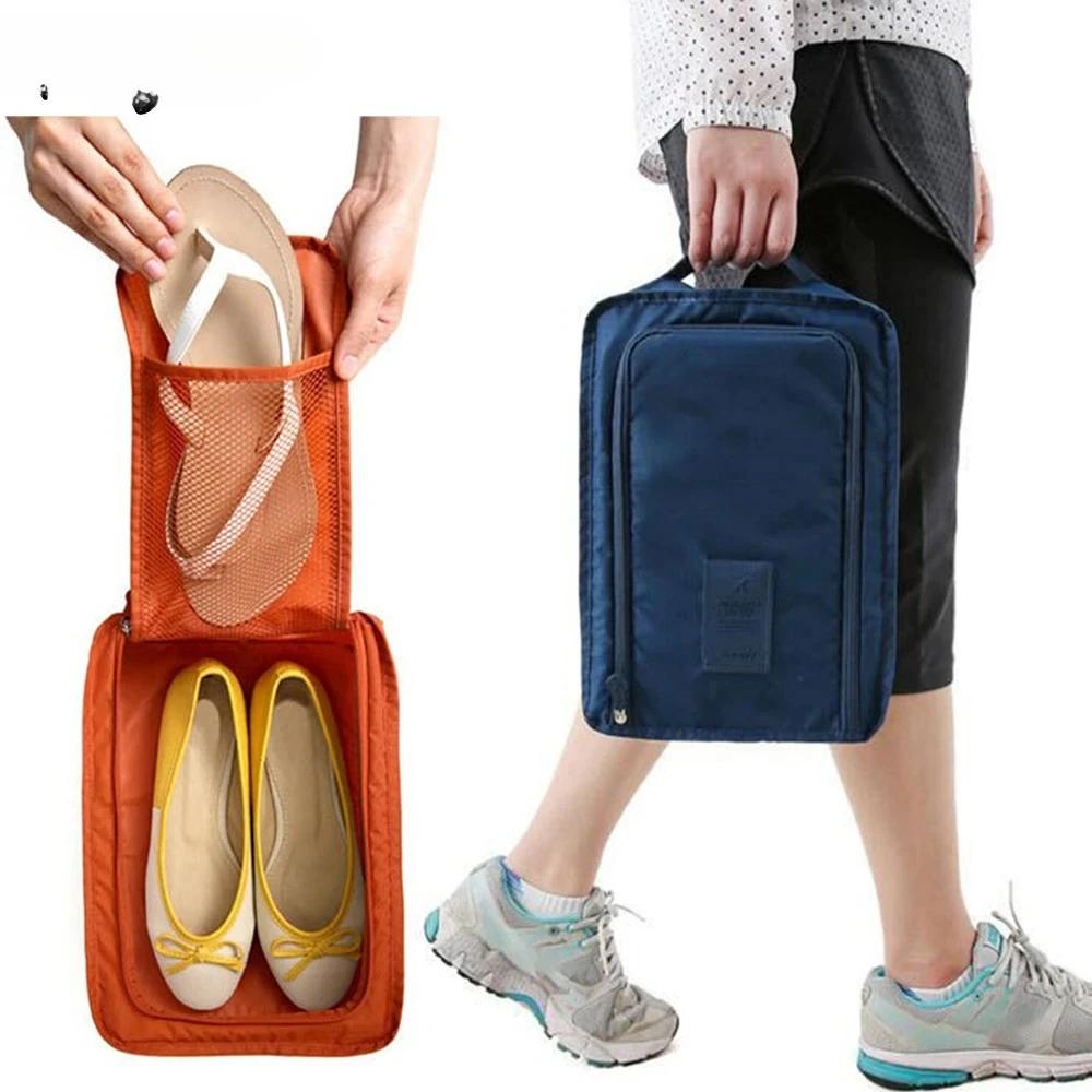 Portable Shoe Bags Travel Holds Multifunction Waterproof Folding Storage High Capacity Shoe Pouch Organizer
