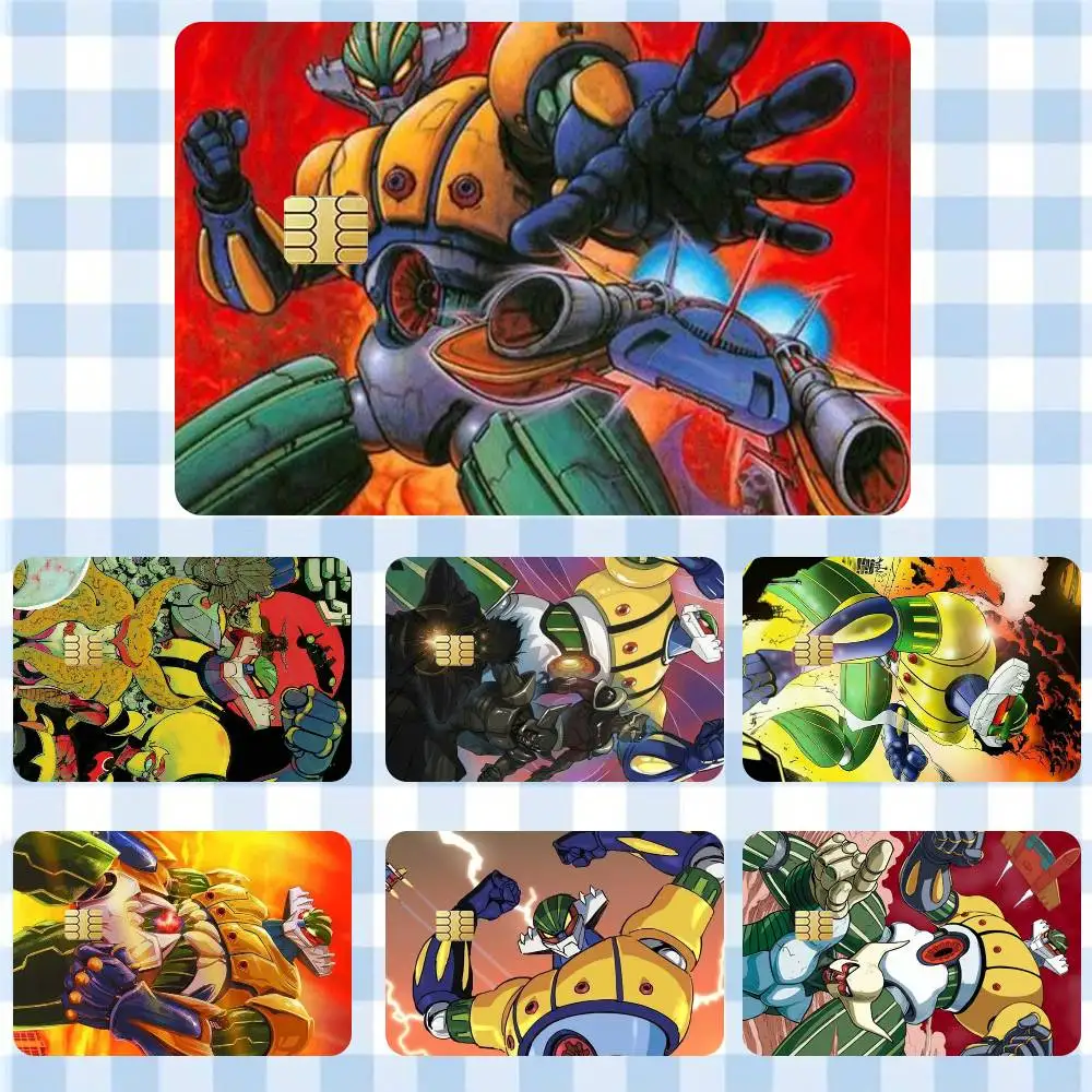 

Kotetsu Jeeg Anime Steel Jeeg Sticker Film Tape Skin for Credit Card Debit Card Waterproof Stickers
