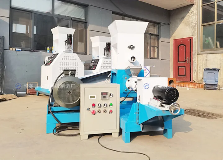 Extruder fish feed making machine fish food processing equipment extruder machine pet food used floating fish feed machine