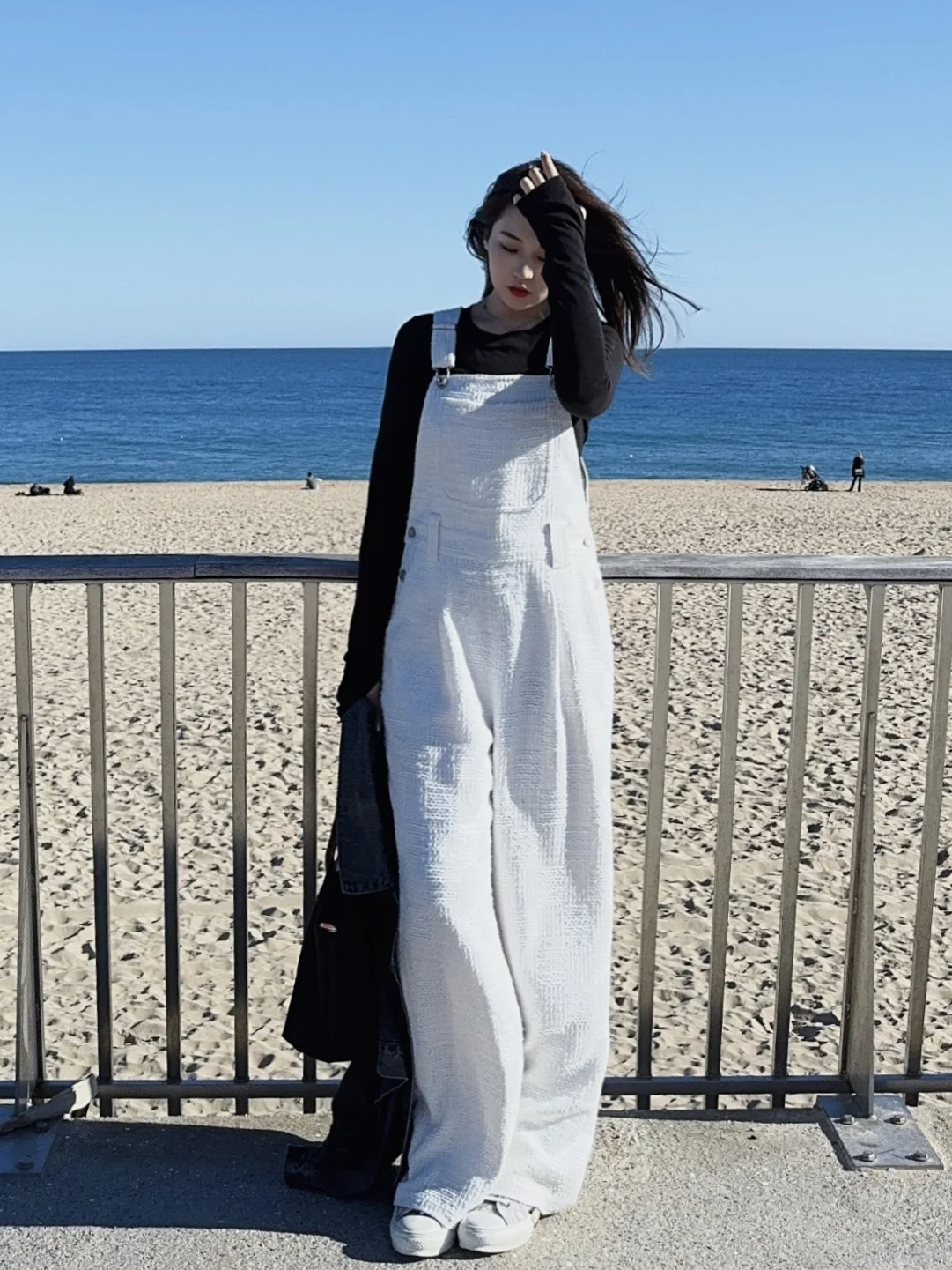 

OSENSO «Scented Bet» женские весенне-летние свободные утягивающие комбинезоны с широкими штанинами KZ24008, длинные брюки с высокой талией, хлопок