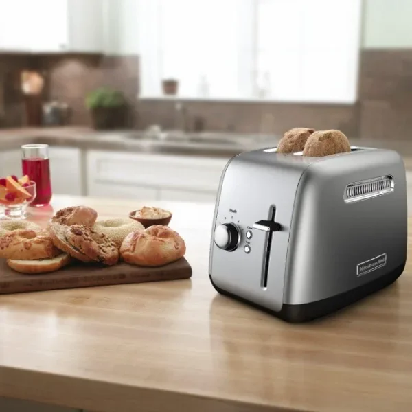 NOWOŚĆ NOWOŚĆ Toster KitchenAid KMT2115 na 2-astry Bagel, srebrny