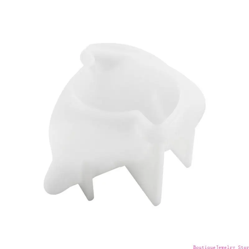 E1PE Sea Animal Resin Molds 3D Dolphin Silicone Keychain Mold Jewelry Making