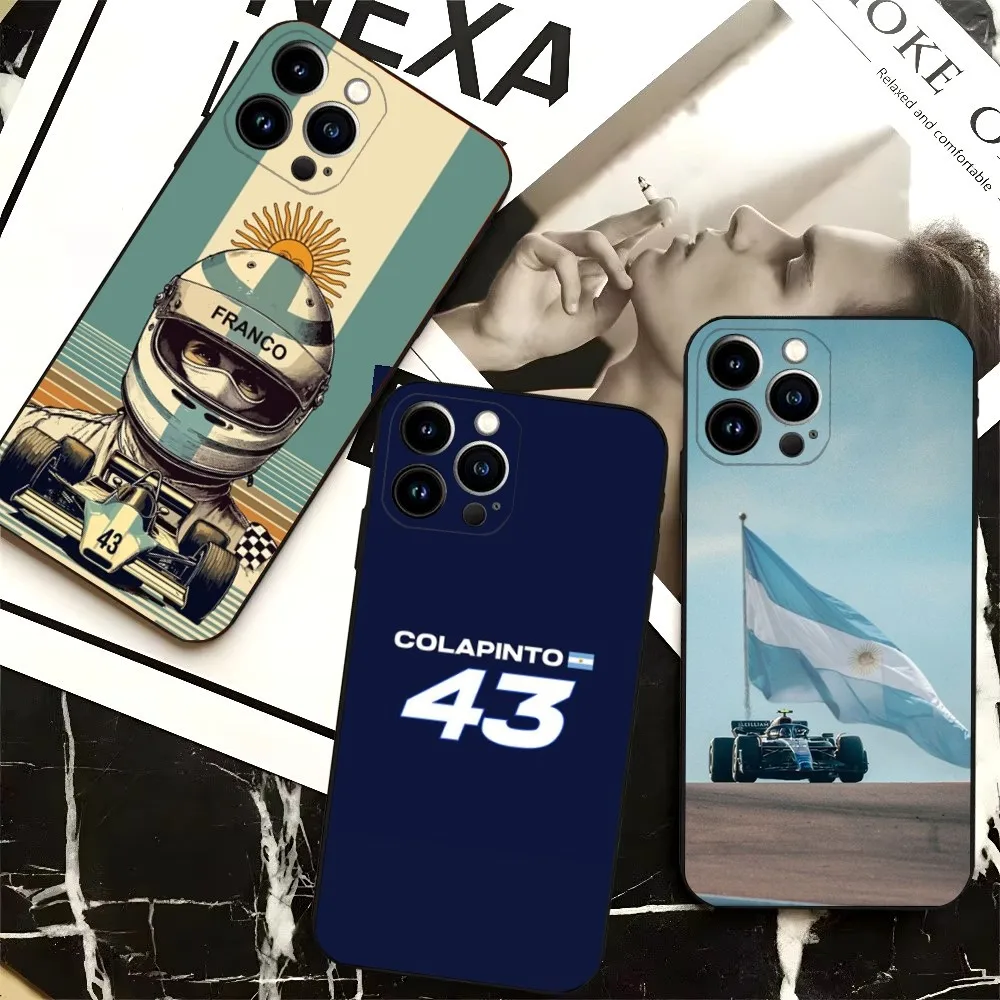 

F-FrancoS 43 F1 C-ColapintoS Phone Case For iPhone 16,15,14,13,12,Pro,Max,11,7,8,Plus,XR,XS Max Shockproof Silicone Soft Shell
