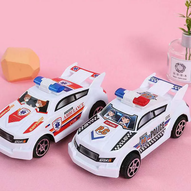 

Simulation Children's Police Toy Car Model Pull Back Plastic Material Off-road Vehicle Collection Gift Boy Children's Toys