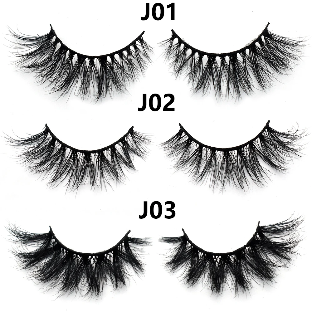 FOXESJI 3D Nerz-Wimpern Flauschige Hochvolumige Wimpernverlängerung Natürliche Zarte Volle Nerz-Kunstwimpern Großpackung Wimpern-Make-up – Detail 7