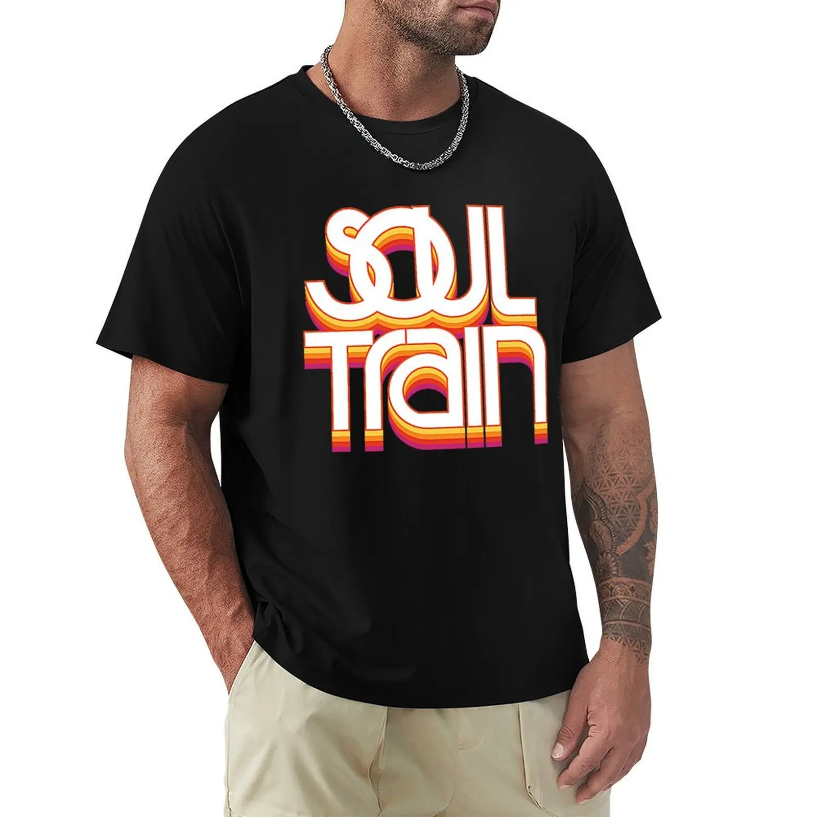 

Soul Train T-Shirt T-Shirt football t shirt T-shirts oversize sweat shirts, men