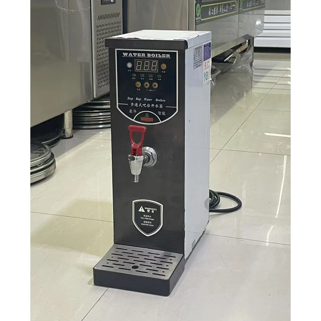 موزع مياه كهربائي بدرجة حرارة ثابتة لسطح المكتب من الفولاذ المقاوم للصدأ سعة 8 لتر للاستخدام في الفندق/التجاري