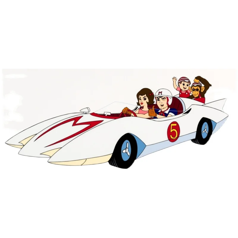 Giocattolo modello ragazzo fatto a mano Nostalgic Animation Dragon Son Mach 5 No. 5 Racing nuovissimo Cargo Figure Cars