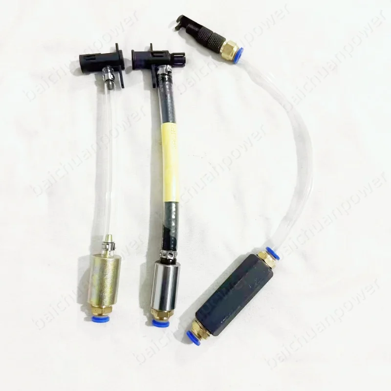 Pressure Piezo Diesel Injector Test Oil Return Check Valve Booster Valve 10bars with Tube Quick Connect Joint  for Bosch Siemens - view 3