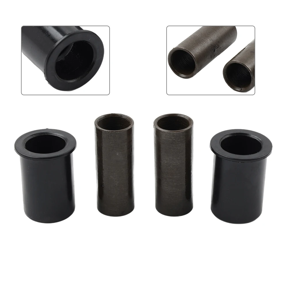 4pcs Motorcycle Swing Arm Pivot Bush Bearings Seal Bushing Rear Swingarm For Yamaha YBR125 All Year Rubber Metal Black