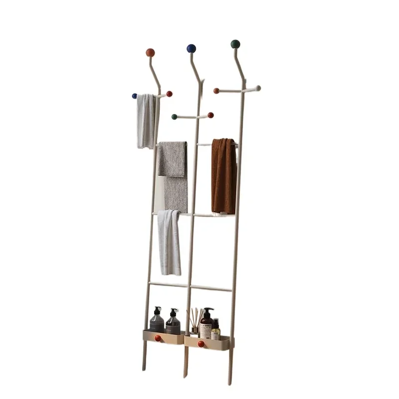 Bathroom Towel Storage Rack Household Wall Coat Rack Toilet Towel Rack Toilet Floor