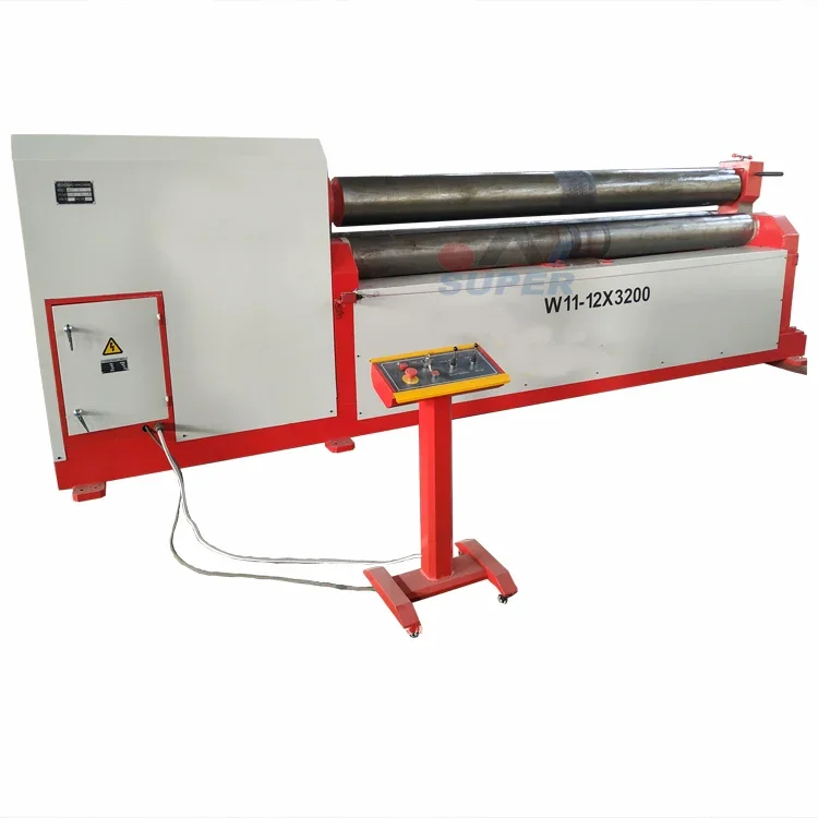 3 Roller Electric Pre-Bender Metal Plate Bending Rolling Machine