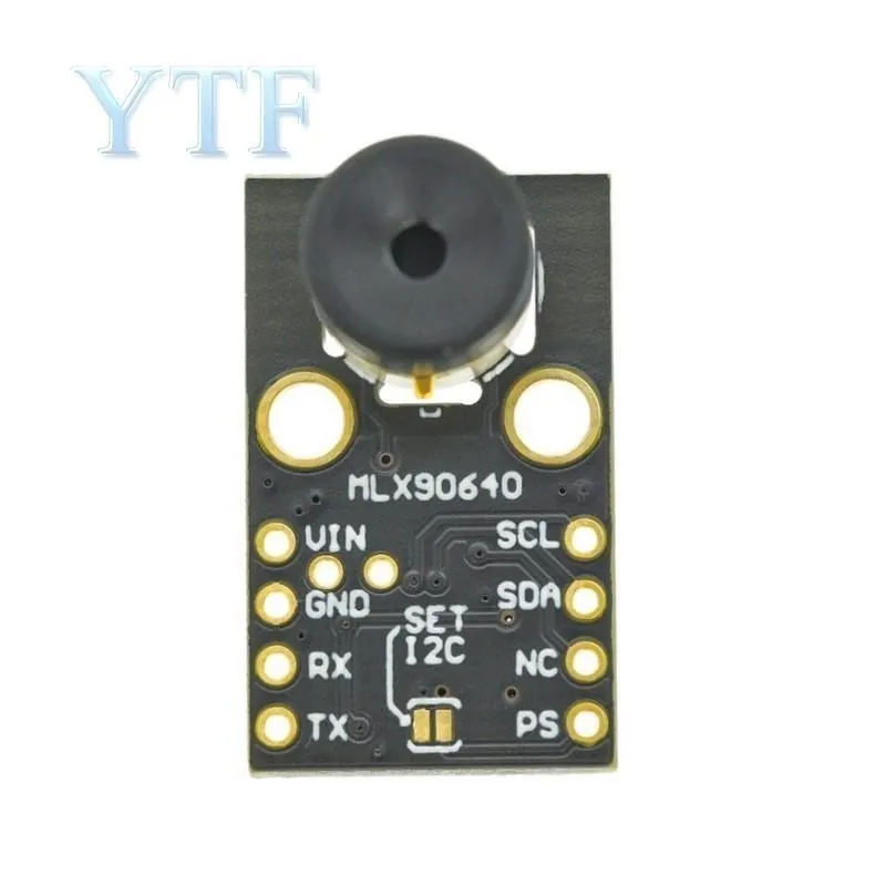 Imagem -05 - Medição de Temperatura Infravermelha Dot Matrix Sensor Módulo Imager Térmica ir 32x24 Mlx90640baa Mlx90640bab Gy-mcu90640