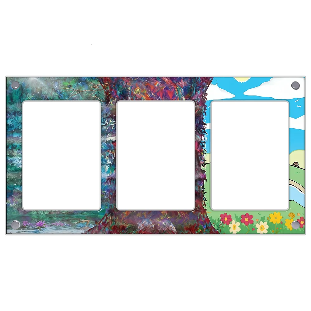 

Pokemon Anime Charizard Mew Gardevoir Card Extended Art Display Case Collection Extended Painting Psa Display Rack Excluding