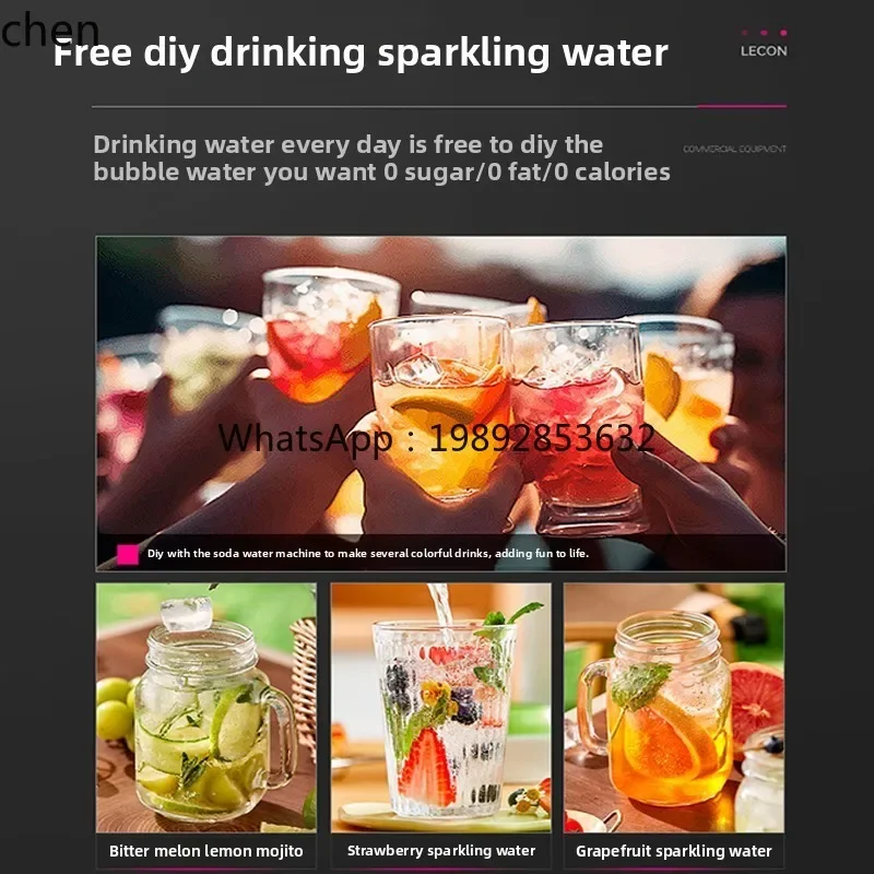 cc21soda machine commercial self-made bubble milk tea shop, carbonated beverage bubble water machine