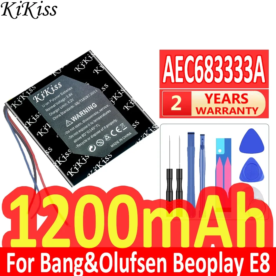 1200mAh KiKiss Powerful Battery AEC683333A for Bang&Olufsen Beoplay E8 TWS