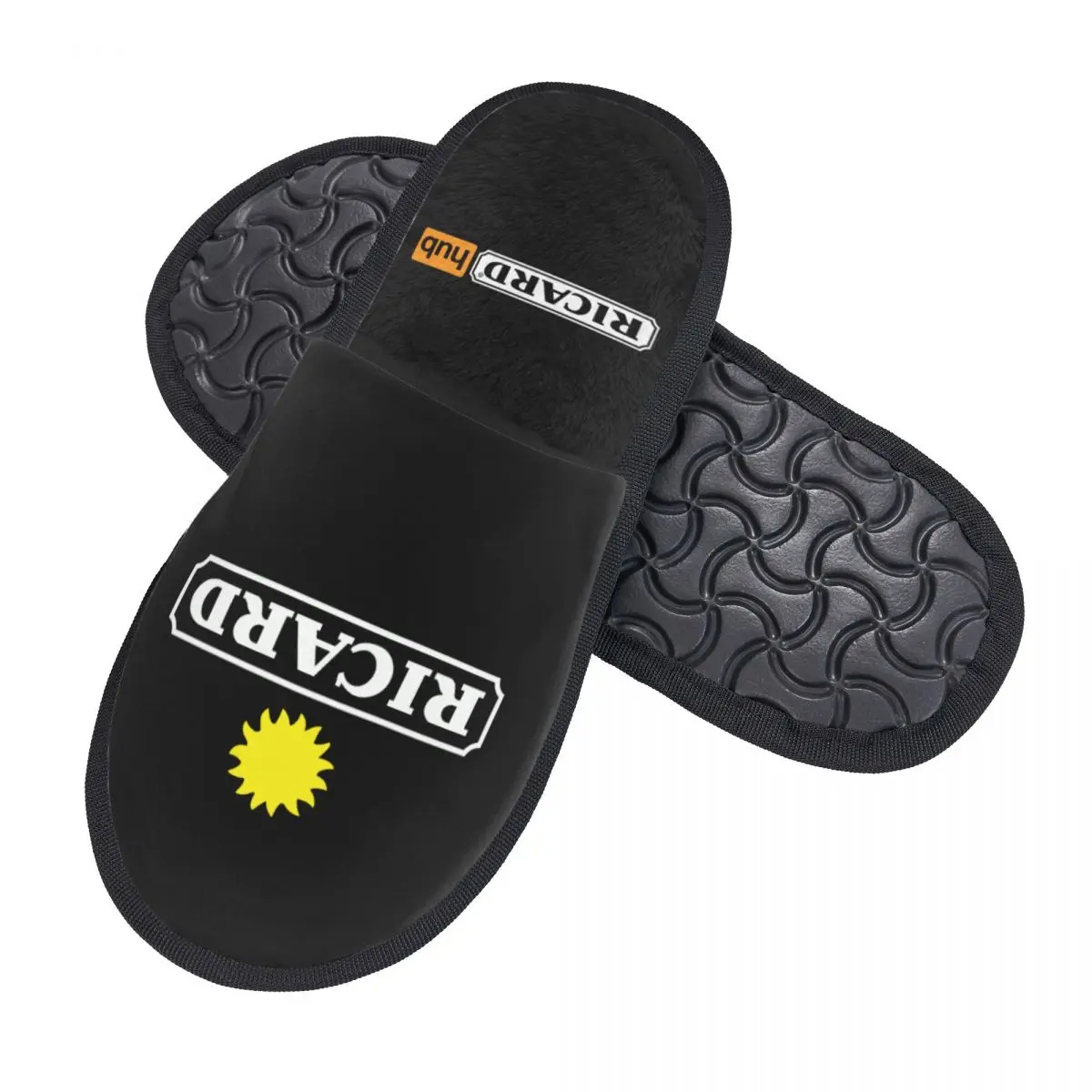 Custom Ricards Drink Soft Memory Foam House Slippers Women Cozy Warm Anti-skid Sole Slipper