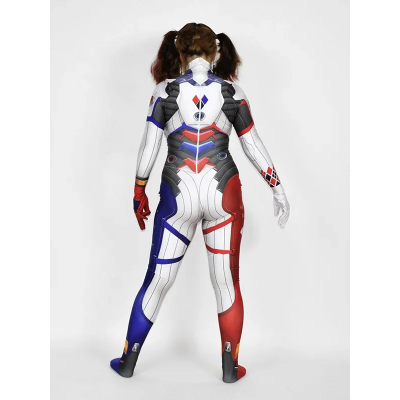 El más nuevo disfraz de Cosplay para mujer, traje Zentai de superhéroe DVA para fiesta de Halloween, monos para adultos #   1 #   W.