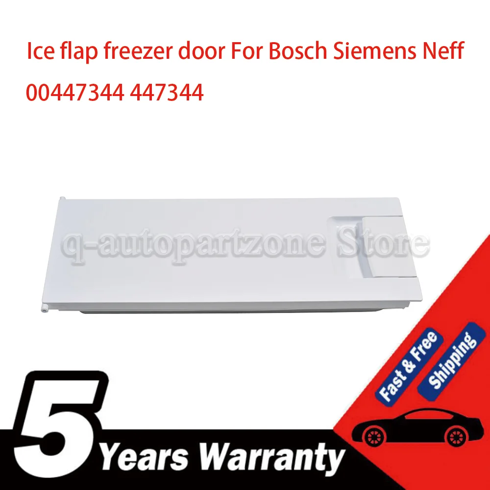 For Bosch Siemens Neff Fridge Ice Flap Freezer Door Fridge Freezer Door Flap Replacement with Handle 00447344 447344
