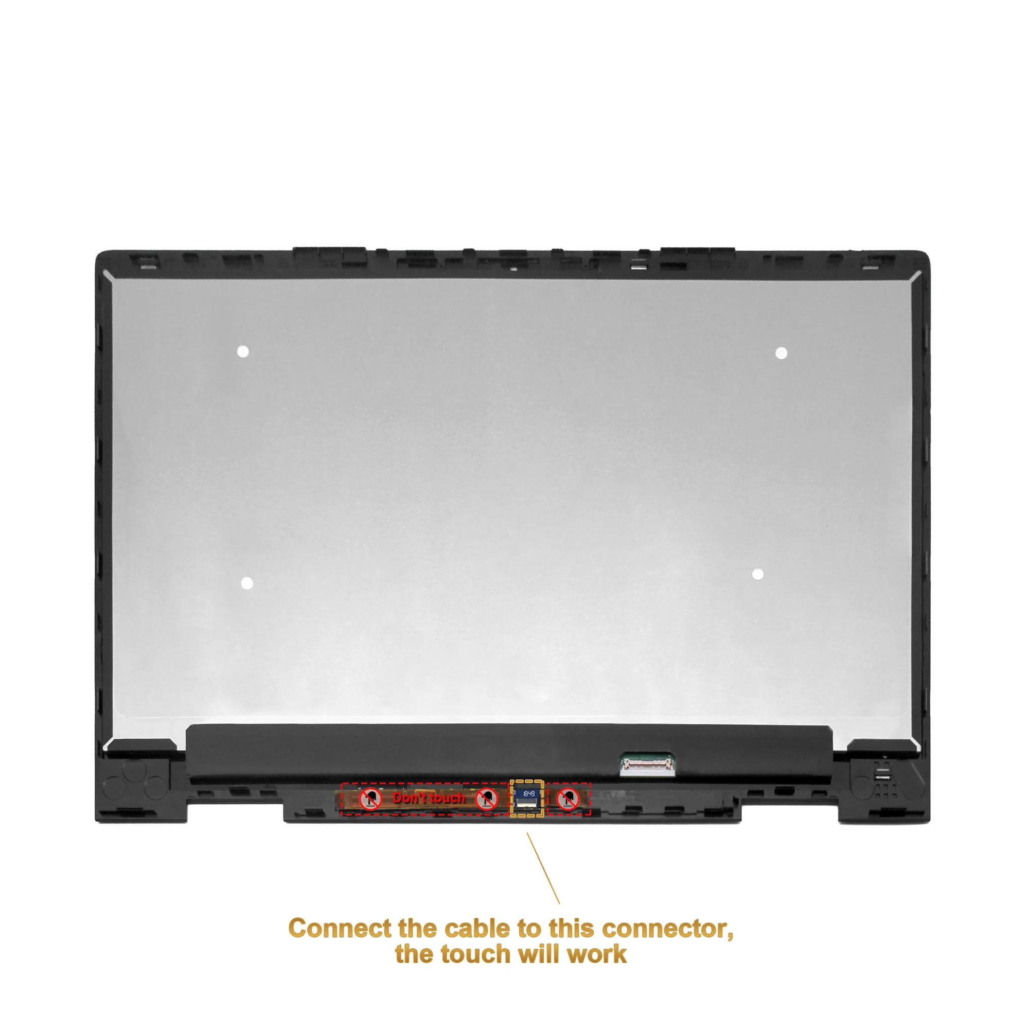 Imagem -02 - Tela Lcd Fhd Conjunto de Digitalizador de Vidro Touch hp Envy 15-bp003ng 15-bp003nn 15-bp003nx 15-bp003tx 15-bp004na 156