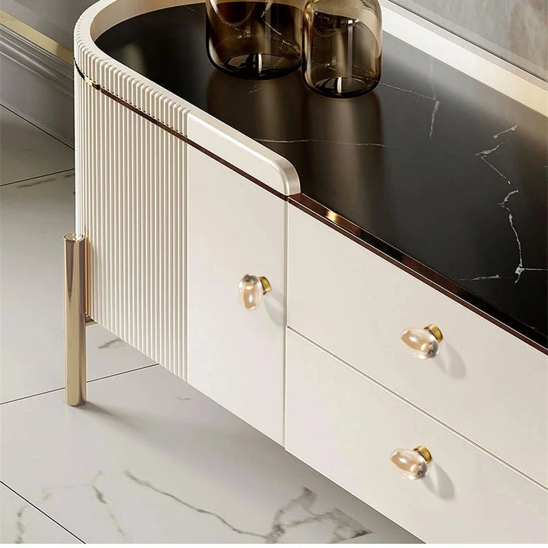 Puxadores de porta de luxo redondo jade armário maçanetas para gaveta guarda-roupa cozinha puxa decoração latão cristal móveis alça