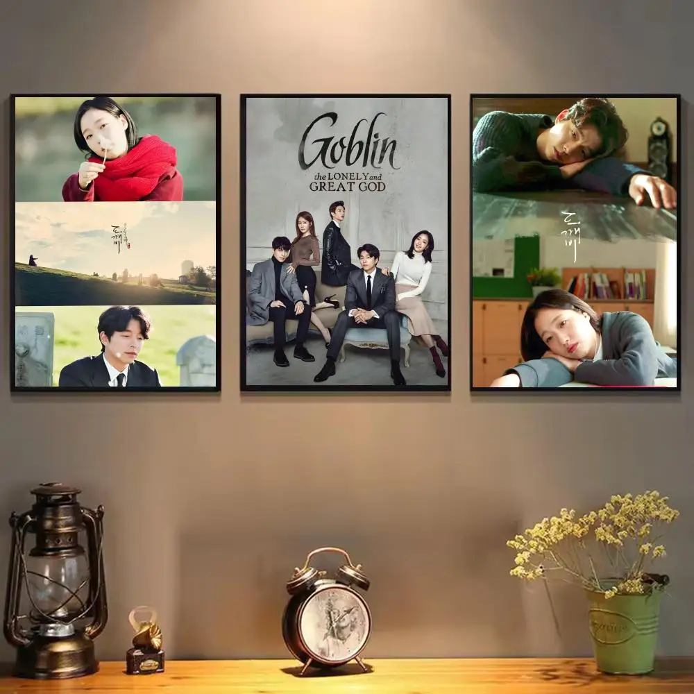 Korean Drama Goblin The Great and Lonely God Poster Canvas Wall Art Print Poster Decorative Mural Home Decor Gift Unframed