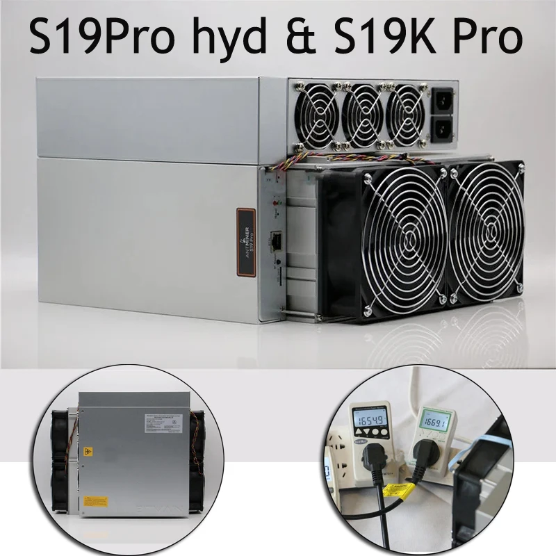 2024 New Antminer S19kPro 115T S19pro hyd 184T Bitmain Asic Bitcoin Mining Machine Antmin In Stock Btc Bitman S19k Pro 120TH