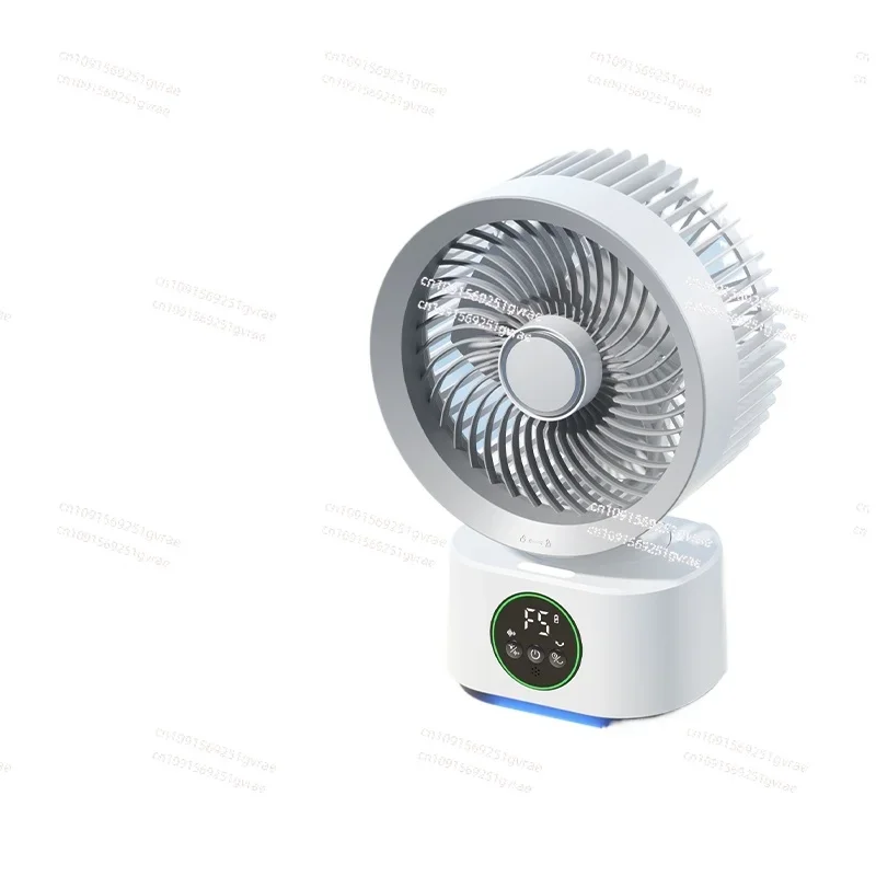 

2025 New Voice Voice-activated Circulating Fan USB Desktop Table Fan Student Dormitory Kitchen Wall Hanging Remote Control Timin