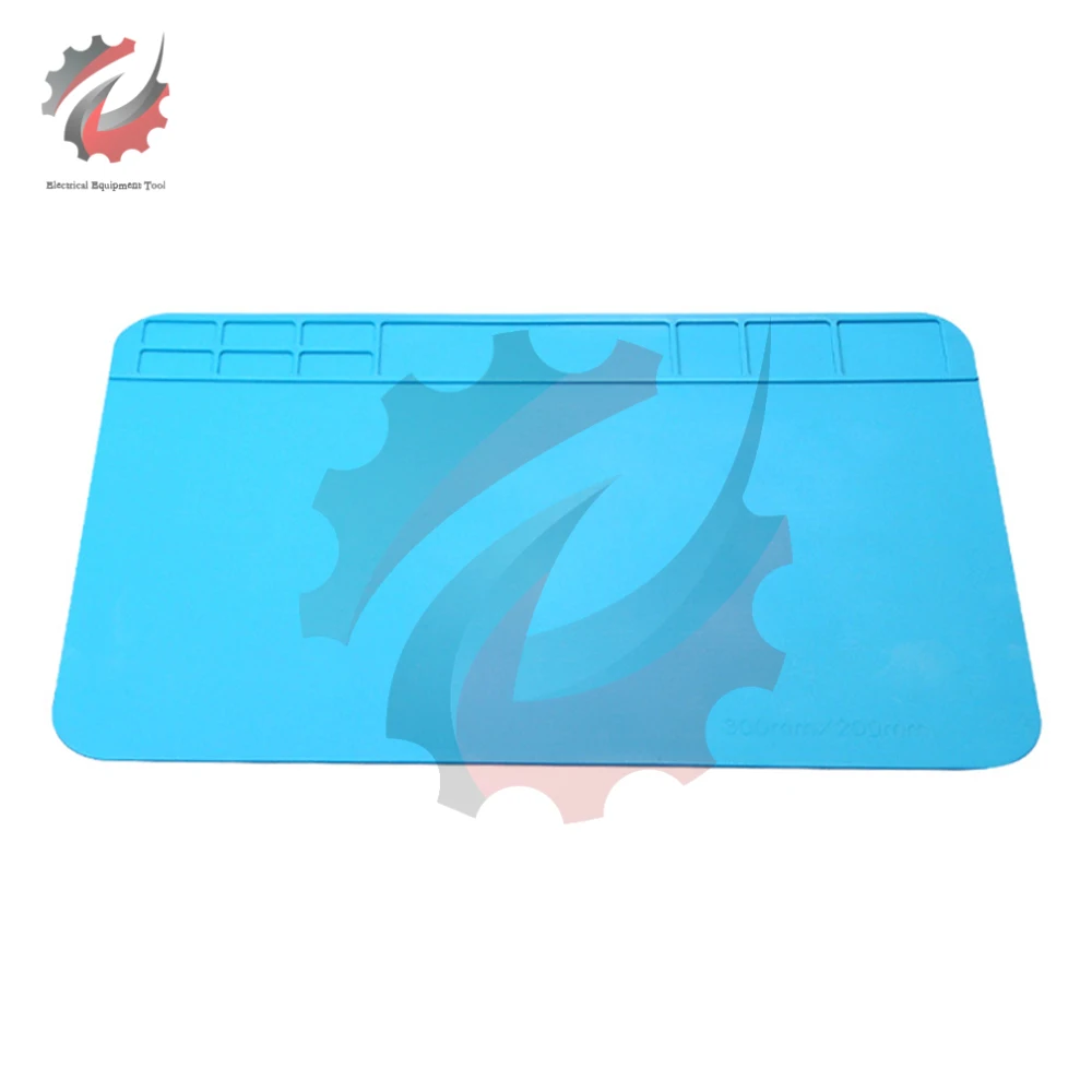 30X20cm Soldering Mat Antistatic Heat Resistant Insulation Work Mat Soldering Station Silicone Repair Pad Maintenance Platform