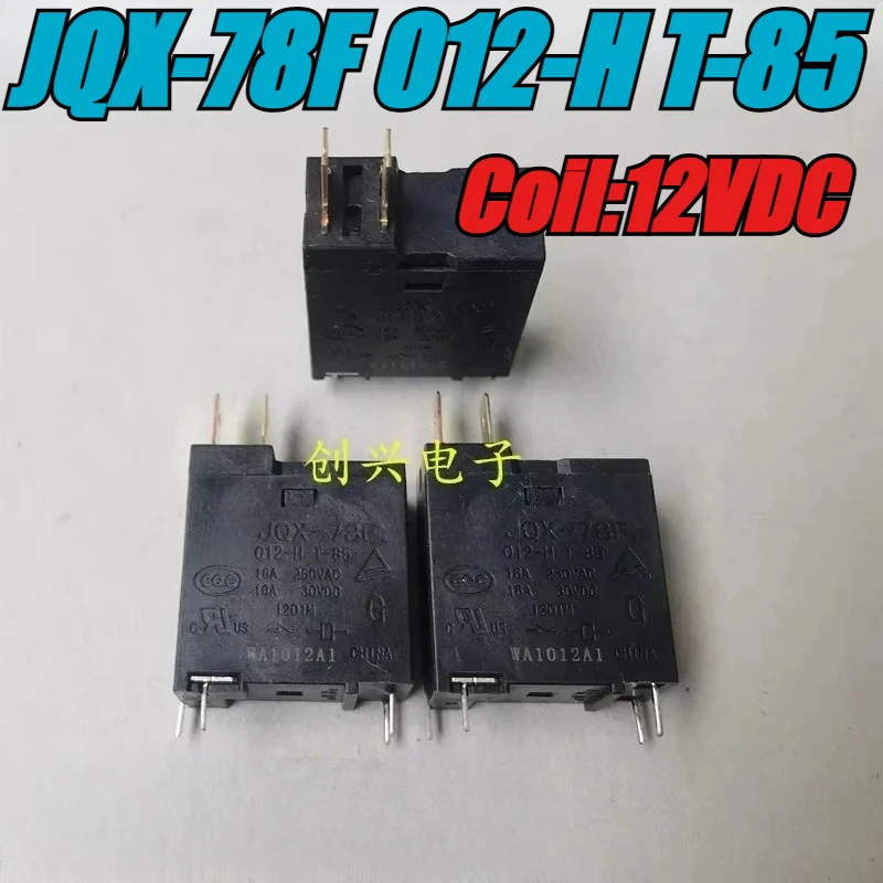 Original microondas aquecedor de água relé, novo, JQX-78F, 012-H, T-85, 4 pinos, 16A, 100% genuíno relé, 1pc lote