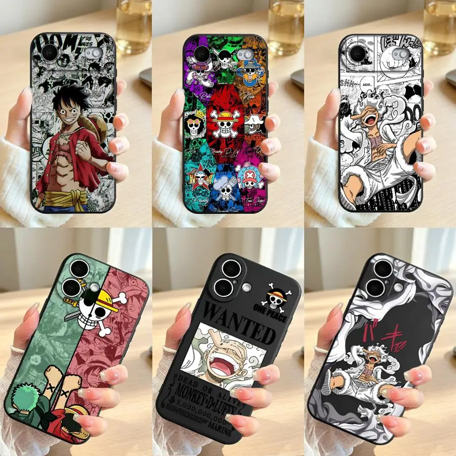 Phone Cover Case for Apple iPhone 18 Pro Max 12 Air 18 XS XR 15 Plus 16 17e 16e 17 13 Mini 14 11 Anime O-One Pieces