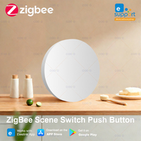 Ewelink Zigbee Smart Push Button Wireless Scene Switch App Remote Control Automation Scenario Switch Work with Zigbee2MQTT