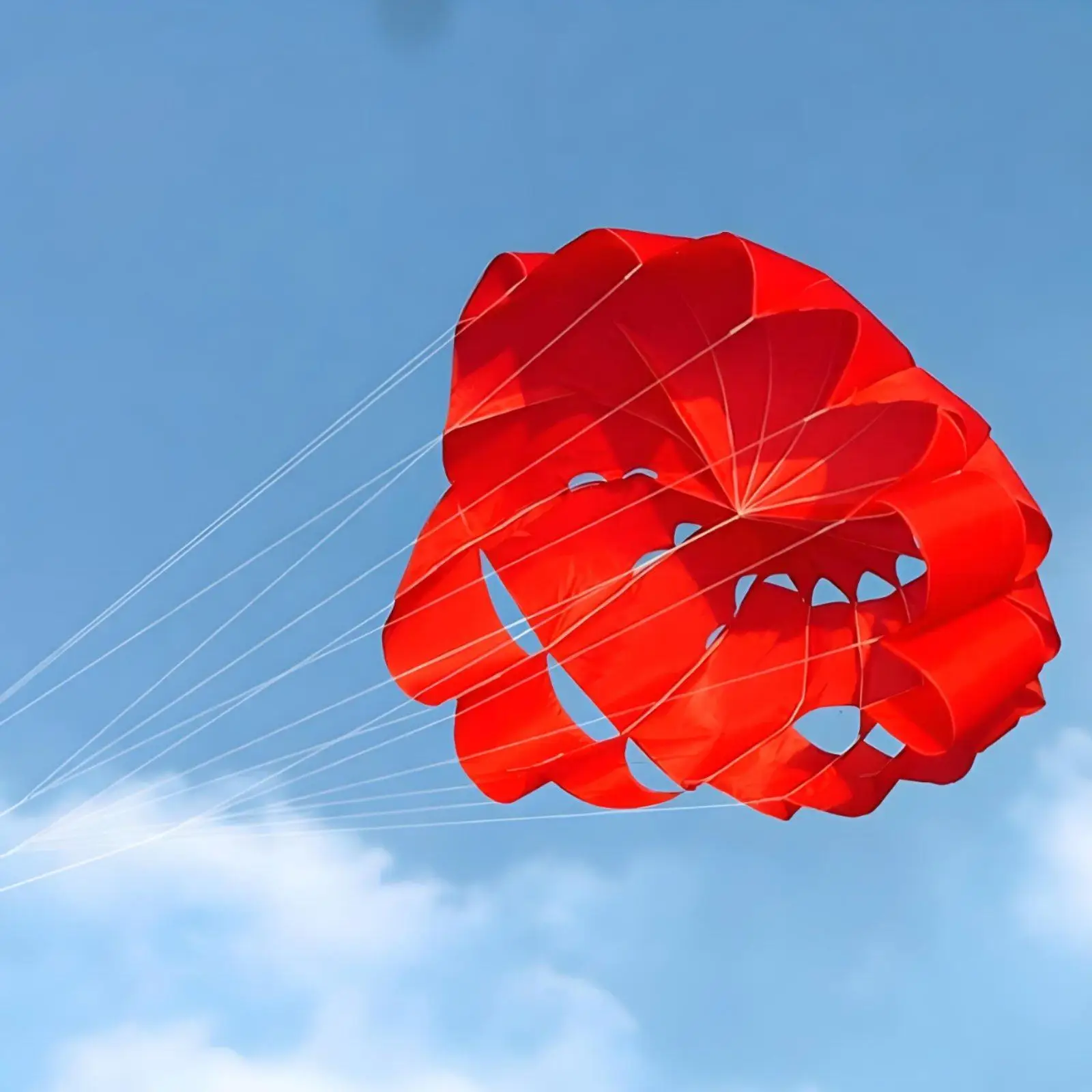 Rainbow Parafoil Kite Dual Line Soft Control Acrobatic Stunt Kite Kite Equipment for Outdoor Adventures