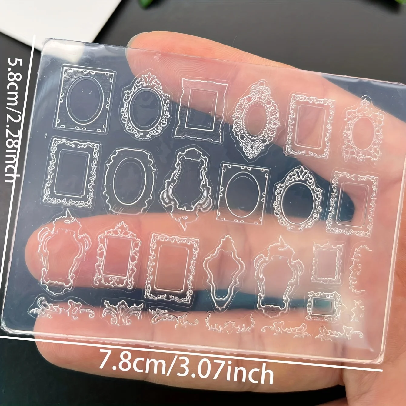 1pc maglione linea cappello stampo 3D decorazioni per unghie in silicone modelli fai da te ultrasottili stampo per unghie artigianato gioielli