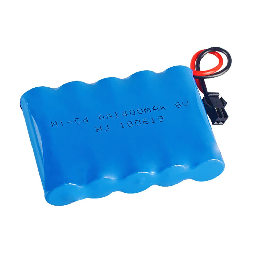 6V 1400mah Ni-CD Rechargeable Battery For Rc Toys Cars Tanks Trains Robots Boats Guns Parts AA 6v Ni-Cd Battery