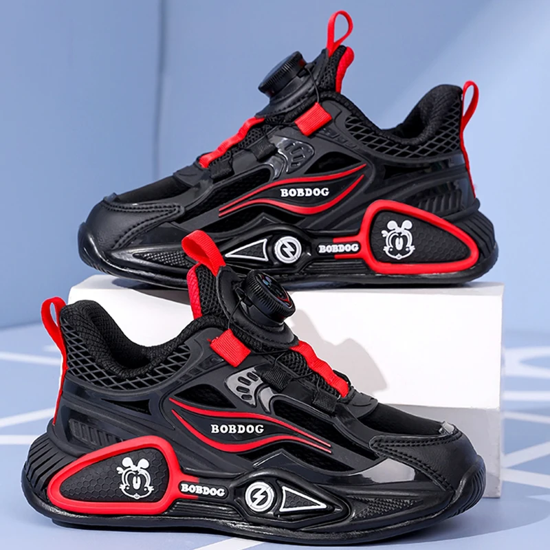 

Детские баскетбольные кроссовки, амортизирующая спортивная обувь на плоской подошве для мальчиков и девочек, осень 2024, дышащая кожаная спортивная обувь