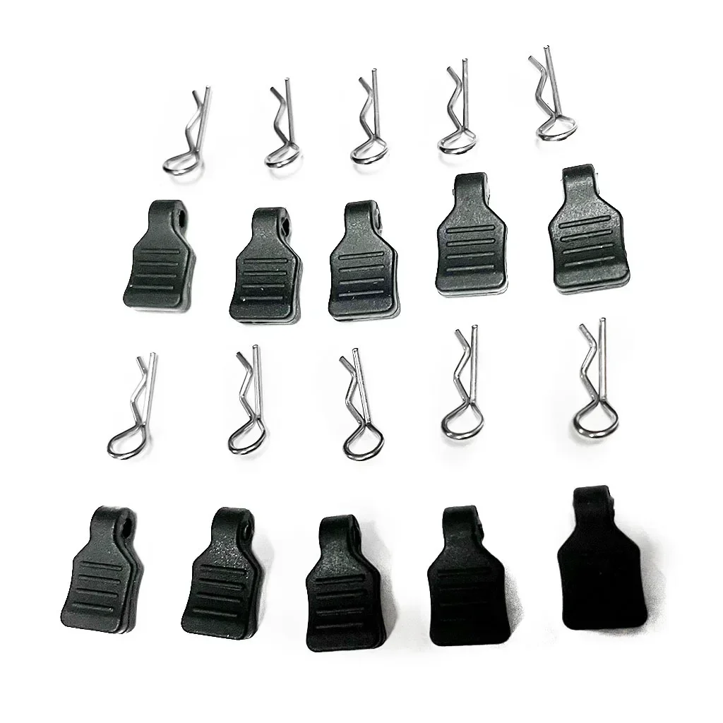 10 pz/set 1/18 1/24 3mm clip corpo con Staffa di Fissaggio Set di Montaggio per Axial SCX24 Panda Tetra ecc cingoli parti aggiornate