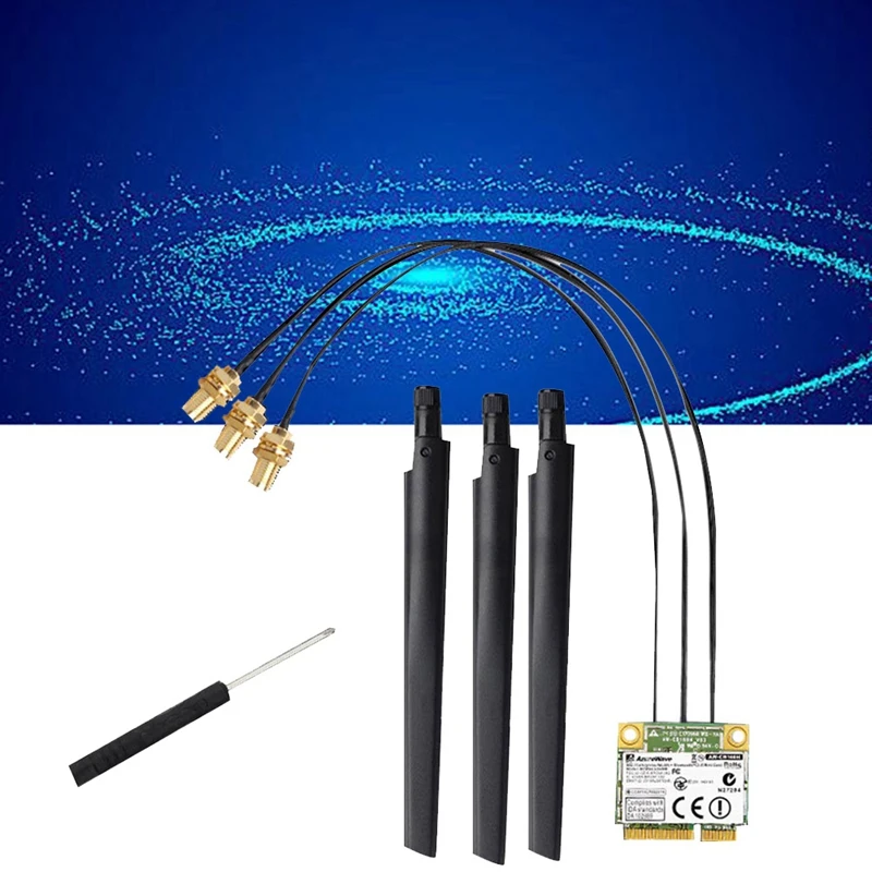 Best-Broadcom Chip NIC BCM94360HMB Ноутбук Gigabit AC1300M Bluetooth 4.0 Беспроводная сетевая карта Интерфейс PCI-E NIC