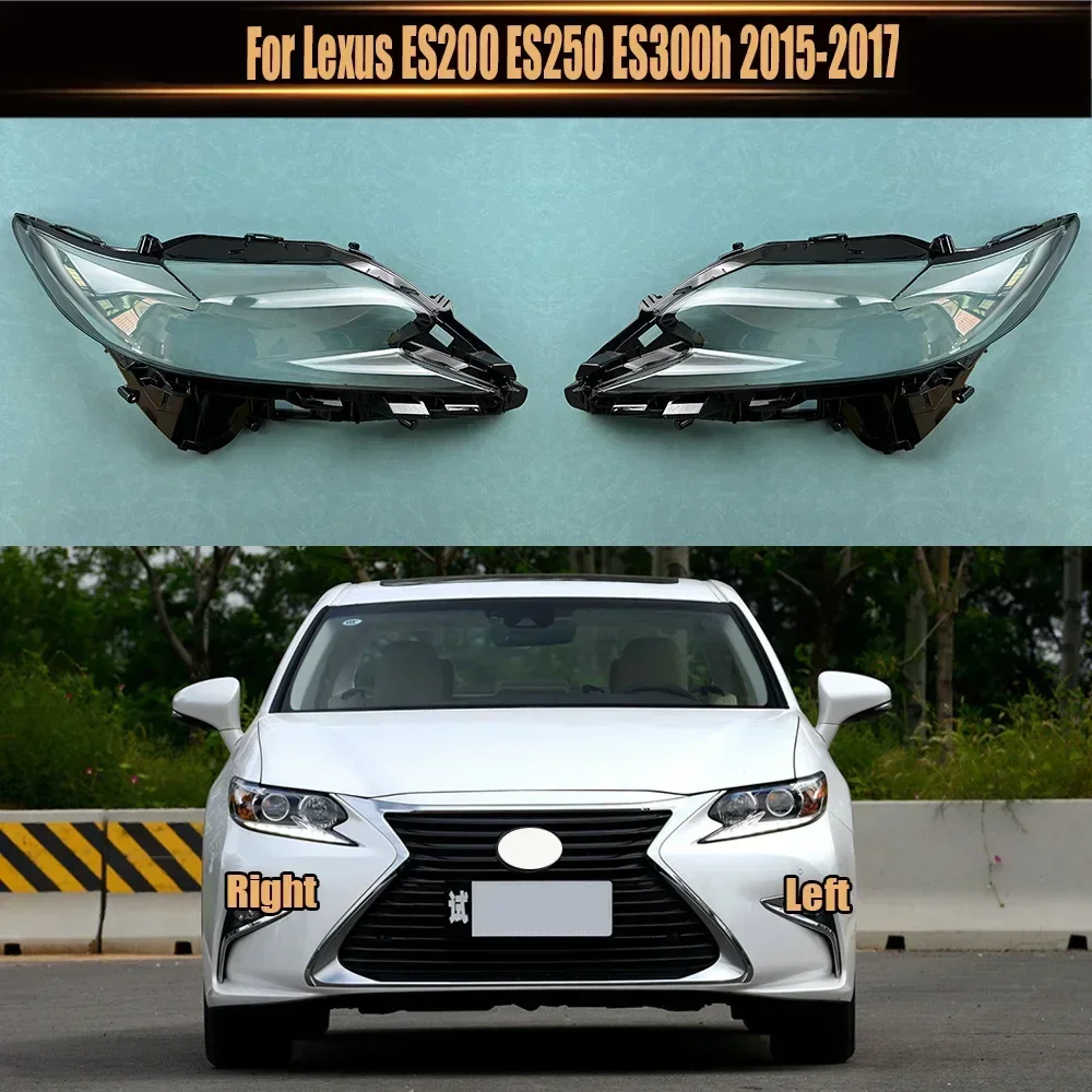 

Для Lexus ES200 ES250 ES300h 2015-2017 корпус фары крышка прозрачные линзы из плексигласа замена оригинального абажура