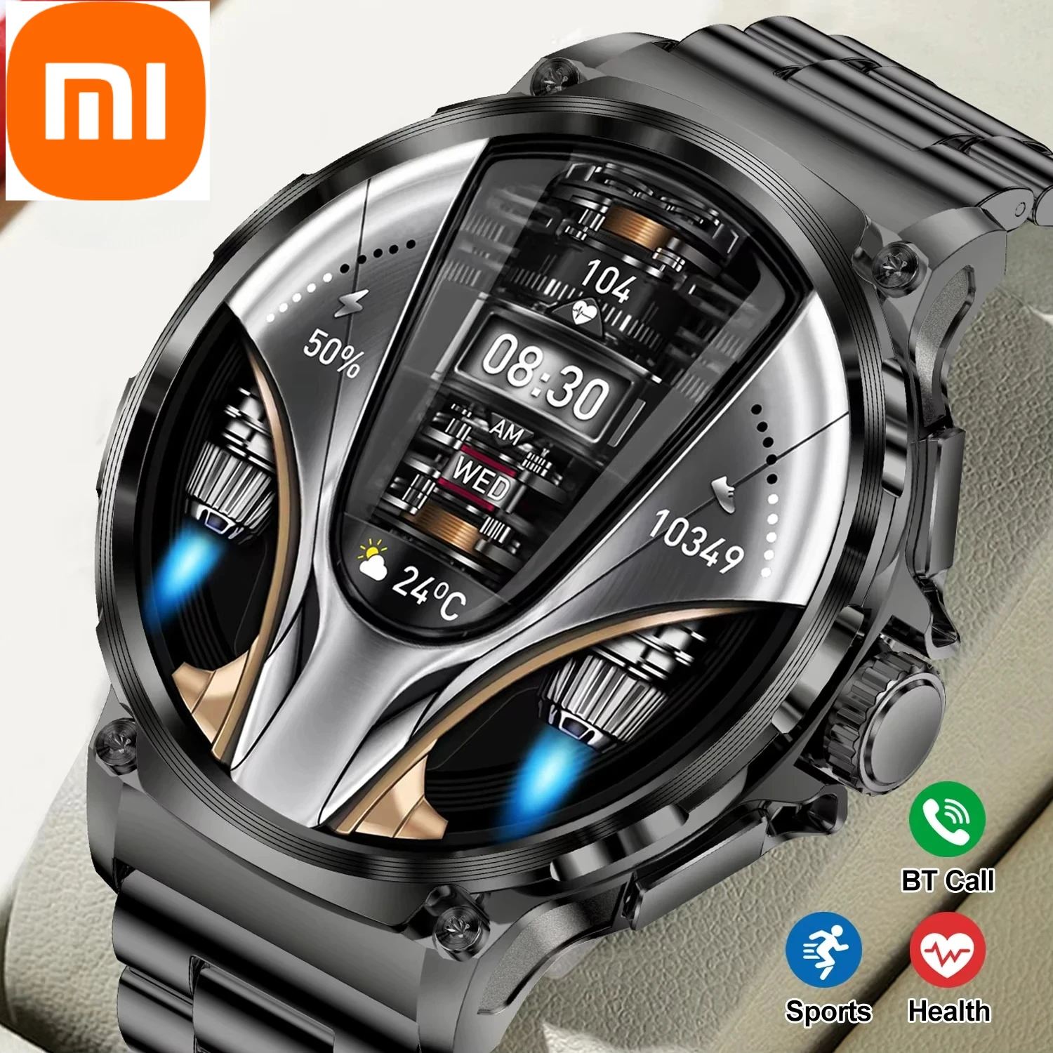

Xiaomi Новые GPS Track Смарт-часы 1,85-дюймовый Ultra HD-экран 710 мАч Большая батарея Спорт Фитнес Bluetooth Вызов Смарт-часы подарок