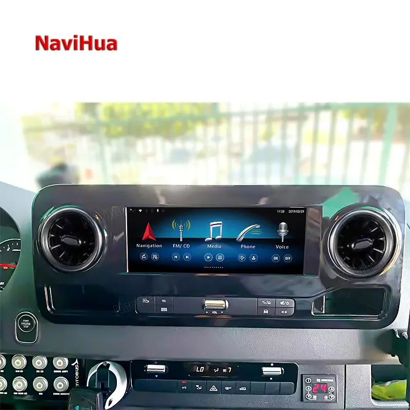 

NaviHua 10,25-дюймовый мультимедийный Android автомобильный радиоприемник для Mercedes Benz Sprinter, автоматический головной блок, монитор, навигация, Carplay, новое обновление
