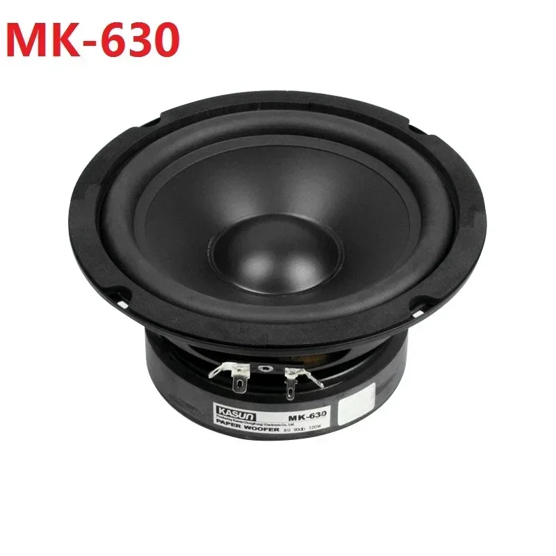 Imagem -02 - Kasun F178a Mk630 6.5 110 Audio Casa Áudio Faça Você Mesmo Unidade de Driver Alto-falante Midrange Preto pp Cone 8ohm 120w w D167 mm D178 mm Peças