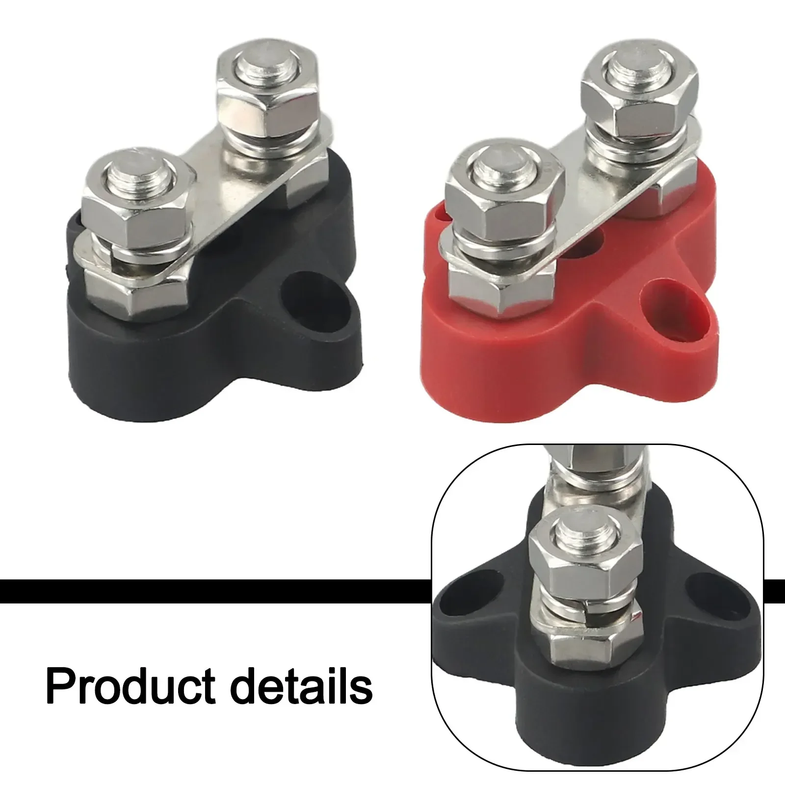 

Клеммные колодки для электромонтажных работ, компактные клеммные блоки из нержавеющей стали с винтовыми гайками для автомобилей и морского применения