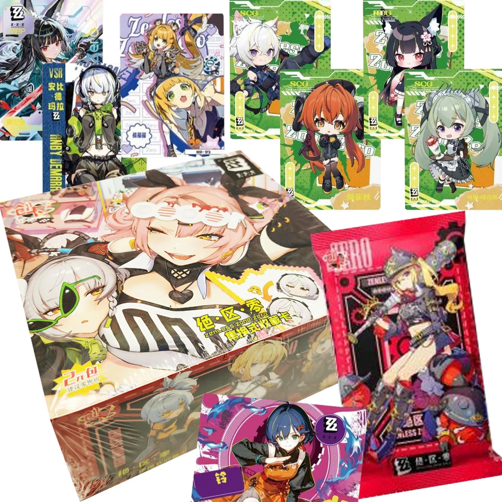 

Zenless Zone Zero Collection Cards for Boys Girls Urban Action Adventure Game Highly Popular Characters SSP Partner Cards Gifts