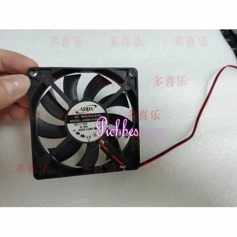 

ZMZM 1 шт. для ADDA AD0812HB-D71 вентилятор 80*80*15 мм DC12V 0,19A 2-проводной охлаждающий вентилятор # F18