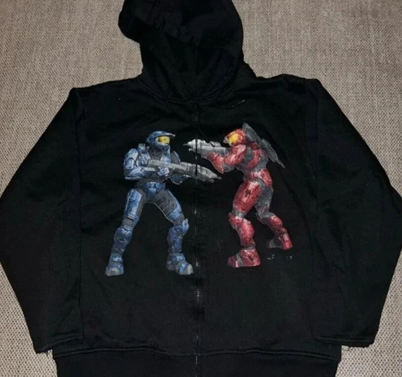 

Черный спортивный пуловер с капюшоном, новый свободный индивидуальный топ с принтом в стиле ретро Y2K, уличная мода, классический хип-хоп для мужчин и женщин