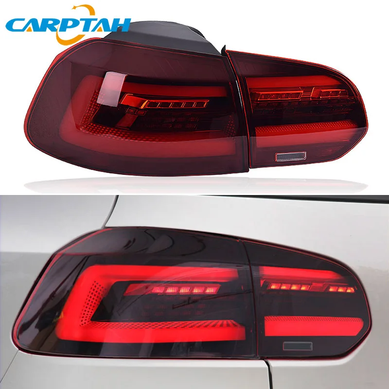 Car LED Taillight For Volkswagen VW Golf6 MK6 2009 - 2013 Rear Running Lamp Brake Reverse Dynamic Turn Signal Car Tail Light