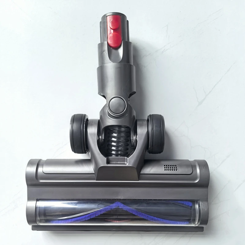 Vacuum Attachment For Dyson V10 Slim V12 Slim Floor Soft Roller Brush Head With LED Dust Lights For Hardwood Floor