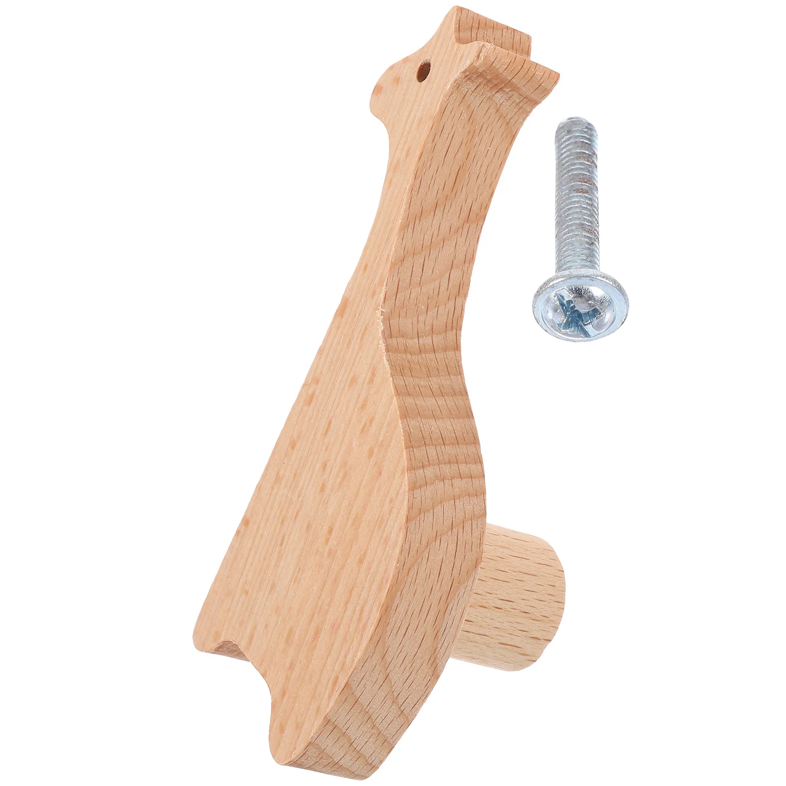 

Long Neck Deer Wooden Drawer Pull Handle Animal Shaped Cabinet Knob For Dresser Wardrobe Cupboard Decor Replacement