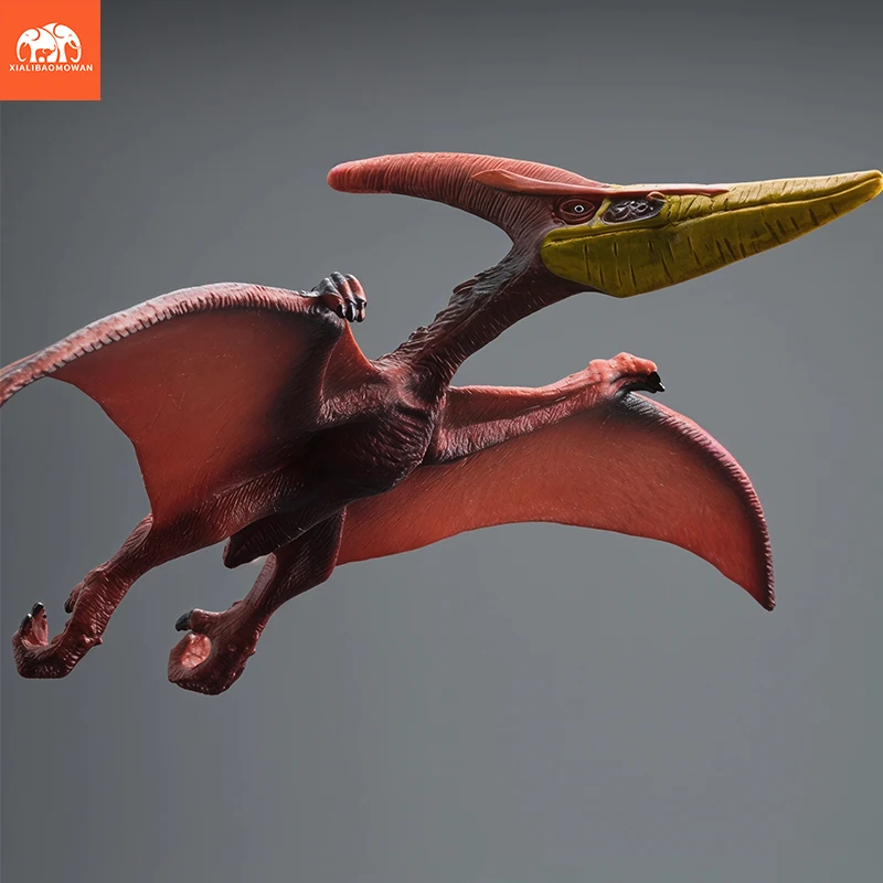 Modelo de Dinosaurio Pteranodon Jurásico, Figura de Acción Realista de PVC, Adorno de Animal Salvaje para Colección